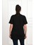 Moda Xlarge Kadın V Yaka Yırtmaçlı Büyük T-Shirt 1199-22 4