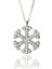 Kar Tanesi Bayan Gümüş Kolye 1