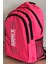Pembe Sırt Çantası Büyük Boy Okul Çantası Seyahat Çantası Su Itici Spor Çantası 45X30X15CM 24LT 3