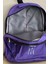 Mor Sırt Çantası Büyük Boy Okul Çantası Seyahat Çantası Su Itici Spor Çantası 45X30X15CM 24LT 4