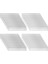 Tutucular Yapışkanlı Raf Etiketi 1.2 x 4.3 Inç Şeffaf Raf Etiketi Kart Cepler Süpermarket Için Çekmeceler (60 Paket) (Yurt Dışından) 1