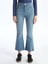 Orta Indigo Rodeo Mars Flare Kadın Jean Pantolon 3