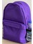Mor Okul Çantası Sırt Çantası Seyahat Çantası Su Itici Kumaş Spor Çantası 40X30X15CM 18LT 3