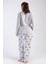 Kadın Welsoft Uzun Kol Pijama Takım , 403153 4