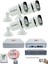 4'lü Güvenlik Ip Kamera Seti - 4mp Dış Mekan Kamera, 3.6mm Lens, H.265, Poe, Warm Ir Gece Görüşü, 9 Kanal Nvr, 4 Port Poe Switch, 500GB Hdd, 100 Metre 1