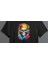Renkli Kuru Kafa Iskelet Unisex T-Shirt T-Shirt 2