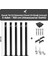 ÇİT SİSTEMLERİ 5 ADET PANEL ÇİT DİREĞİ 150 CM AKSESUARLAR DAHİL 1