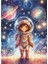 Ahşap Mdf Puzzle Yapboz Astronot Çocuk 255 Parça 35*50 cm 1