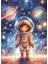 Ahşap Mdf Puzzle Yapboz Astronot Çocuk 120 Parça 25*35 cm 1