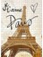 Karizma Tablo Ahşap Mdf Puzzle Yapboz Paris Eyfel Kulesi 500 Parça 50*70 cm 1