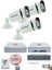 3'lü Güvenlik Ip Kamera Seti - 4mp Dış Mekan Kamera H42, 3.6mm Lens, H.265, Poe, Warm Ir Gece Görüşü, 9 Kanal Nvr, 4 Port Poe Switch, 100 Metre Cat6 1