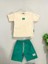Erkek Çocuk Shape Yazılı Şortlu Takım 1
