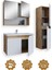 Napoli 80 cm Mdf Banyo Dolabı Seti + Boy Dolabı 2