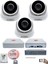 3 Kameralı Ip Dome Güvenlik Kamerası Seti | 4mp Ultra Hd, 30M Gece Görüş, Ses Alma, Uzaktan Izleme 1