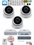 3 Kameralı Ip Dome Güvenlik Kamerası Seti | 4mp Ultra Hd, 30M Gece Görüş, Ses Alma, Uzaktan Izleme 2