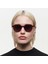 6911 6 Cat Eye Bordo Unisex Güneş Gözlüğü 3