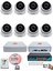 8 Kameralı Ip Dome Güvenlik Kamerası Seti | 4mp Ultra Hd, 30M Gece Görüş, Ses Alma, Uzaktan Izleme 1