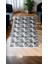 Gri-Mavi Modern Kaymaz Taban Halı Bt-N-413 2