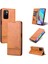 Xiaomi Redmi 10 Için Vintage Deri Cüzdan Standı Telefon Kılıfı - Kahverengi (Yurt Dışından) 1