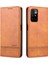 Xiaomi Redmi 10 Için Vintage Deri Cüzdan Standı Telefon Kılıfı - Kahverengi (Yurt Dışından) 2