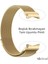 Samsung Galaxy Watch 7 Fe 6 5 4 40-42-43-44-45-46-47 mm ile Uyumlu Kordon Tam Uyumlu Pimli Metal Hasır Çelik Kayış 3