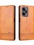 Xiaomi Redmi Note 12 Pro Için Vintage Deri Cüzdan Standı Telefon Kılıfı - Kahverengi (Yurt Dışından) 2