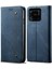 Xiaomi Redmi 10C Için Kot Deri Flip Cüzdan Standlı Telefon Kılıfı - Mavi (Yurt Dışından) 1