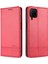 Samsung Galaxy M32 Için Vintage Deri Cüzdan Standı Telefon Kılıfı - Rose Red (Yurt Dışından) 1