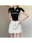 Y2K Rock More Zip Fermuarlı Siyah Crop S - Siyah 3