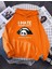 Punıx Kids Kapüşonlu Özel Üretim Miskin Panda Baskılı Kız Çocuk Oversize Sweatshirt 1