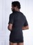 Tender Cotton Kısa Kol V Yaka Siyah T-Shirt 9239 2