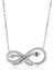 925 Ayar Gümüş Sonsuzluk Yılan Kadın Kolye 1