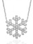 925 Ayar Gümüş Kar Tanesi Kadın Kolye 1