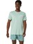 Asics Chest Logo Ss Tee Erkek Yeşil Kısa Kollu Tshirt 2031E659-300 1
