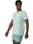 Asics Chest Logo Ss Tee Erkek Yeşil Kısa Kollu Tshirt 2031E659-300 2