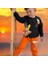 Erkek Çocuk Karakter Baskı Desen Turuncu - Siyah Renk Sweatshirt Eşofman 2 Parçalı Alt Üst Takım 1