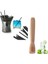 Kısa Kokteyl Pipeti 300LÜ Mojito Tokmağı Ahşap Kıl Pipet Ahşap Bar Tokmağı Kokteyl Tokmağı 1