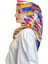 Quare Vual Krep Eşarp - Geometrik Desenli Tesettür Kadın Eşarp 01115 1