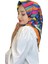 Quare Vual Krep Eşarp - Geometrik Desenli Tesettür Kadın Eşarp 01115 1