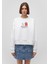 Snoopy Baskılı Beyaz Sweatshirt1S10256-70057 3