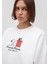 Snoopy Baskılı Beyaz Sweatshirt1S10256-70057 5