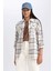 Oversize Fit Flanel Uzun Kollu Gömlek Tunik U7443AZ23AU 1