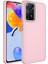 Redmi Note 11 Global Kılıf Metal Çerçeve ve Buton Tasarımlı Silikon Luna Kapak 1