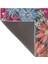 Kırmızı Mavi Pembe Renkli Floral Desenli Dokuma Taban Halı MIRAVIP8022 5