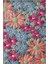 Kırmızı Mavi Pembe Renkli Floral Desenli Dokuma Taban Halı MIRAVIP8022 1
