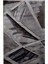 Shape Koleksiyonu Gri Tonlarda Üçgen Soyut Desenli Dokuma Taban Modern Dekoratif Halı 57 4
