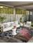Shape Koleksiyonu Puantiye Detaylı Siyah Desenli Dokuma Taban Modern Dekoratif Halı SHAPE81 3
