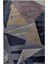 Shape Koleksiyonu Gri Sarı Soyut Desenli Dokuma Taban Modern Dekoratif Halı 61 4