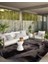 Shape Koleksiyonu Gri Tonlarda Geometrik Detaylı Dokuma Taban Modern Dekoratif Halı 44 3