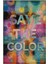 Written Koleksiyonu Çok Renkli Save The Color Yazılı Desenli Modern Dekoratif Halı 08 1